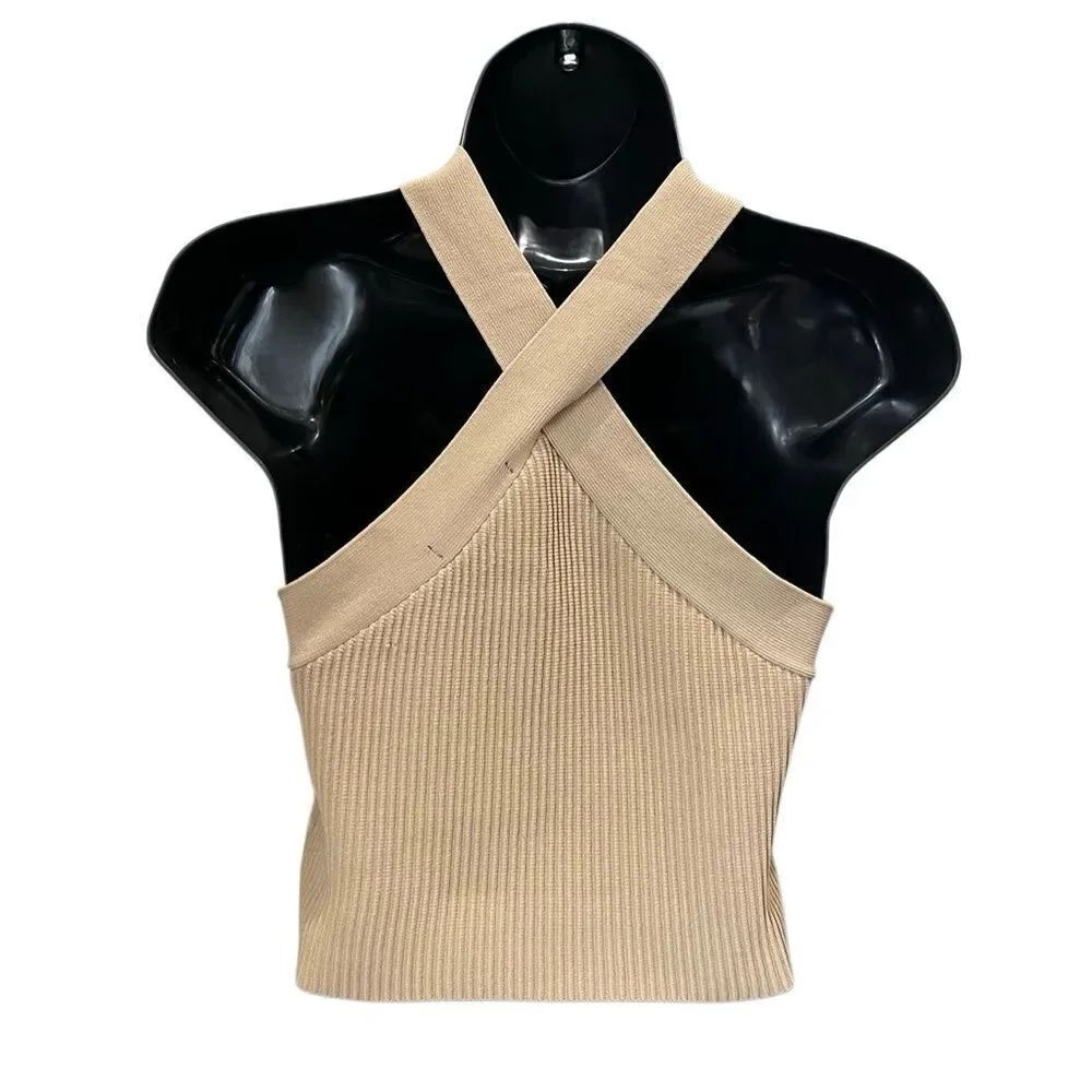 Forever 21 Ribbed Halter Top Size Medium - Picture 8 of 15